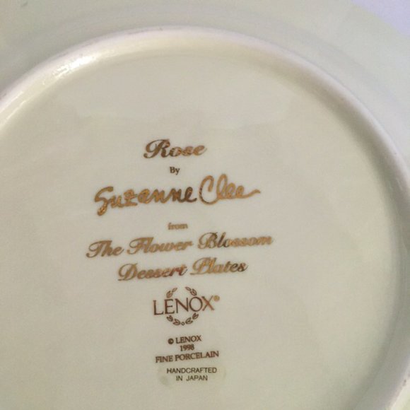 Lenox Dessert Plate by Suzanne Clee Japan - Picture 2 of 6